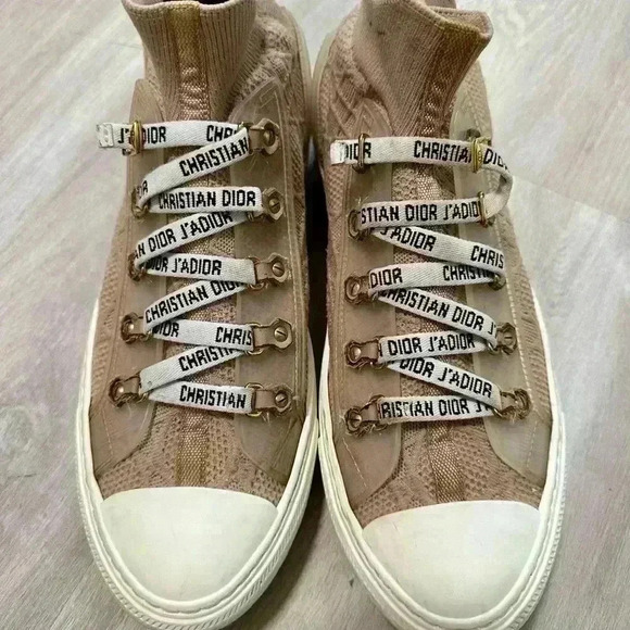 Dior WALK'N'DIOR SNEAKER Nude Cannage Technical Mesh size 40 us 9 - Picture 3 of 16